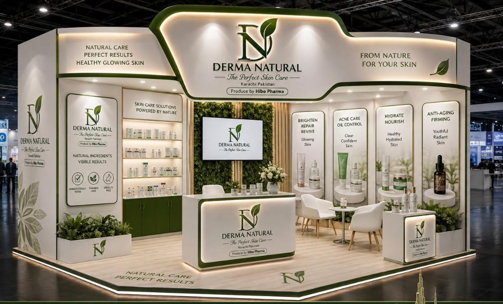 Derma Natural 3D Exhibition Pavilion Karachi